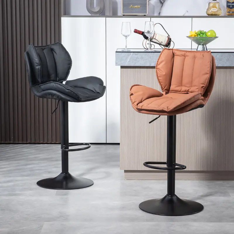 White Adjustable Bar Stools Swivel Minimalist Dining Restaurant Bar Stools Counter Breakfast Sillas De Comedor Furniture