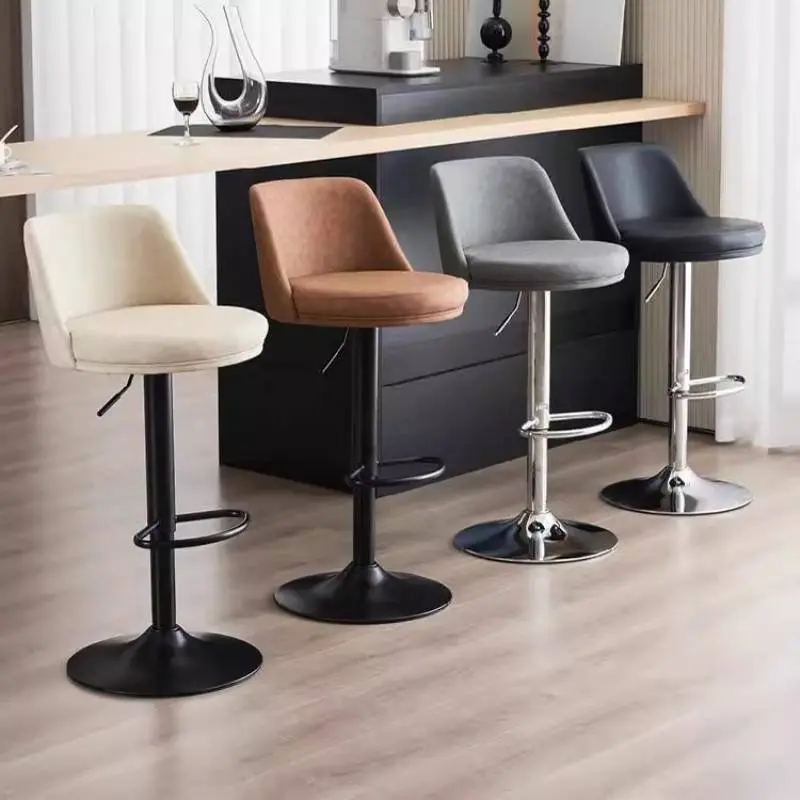 Cushions Adjustable Bar Chair Swivel Commercial Outdoord Breakfast Bar Chair Counter Elegant Sillas De Comedor Furniture