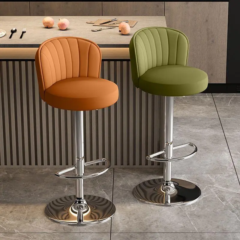 Adjustable Swivel Bar Stools Counter Minimalist Breakfast Dinning Bar Stools Island Sustainable Taburetes De Bar Furniture