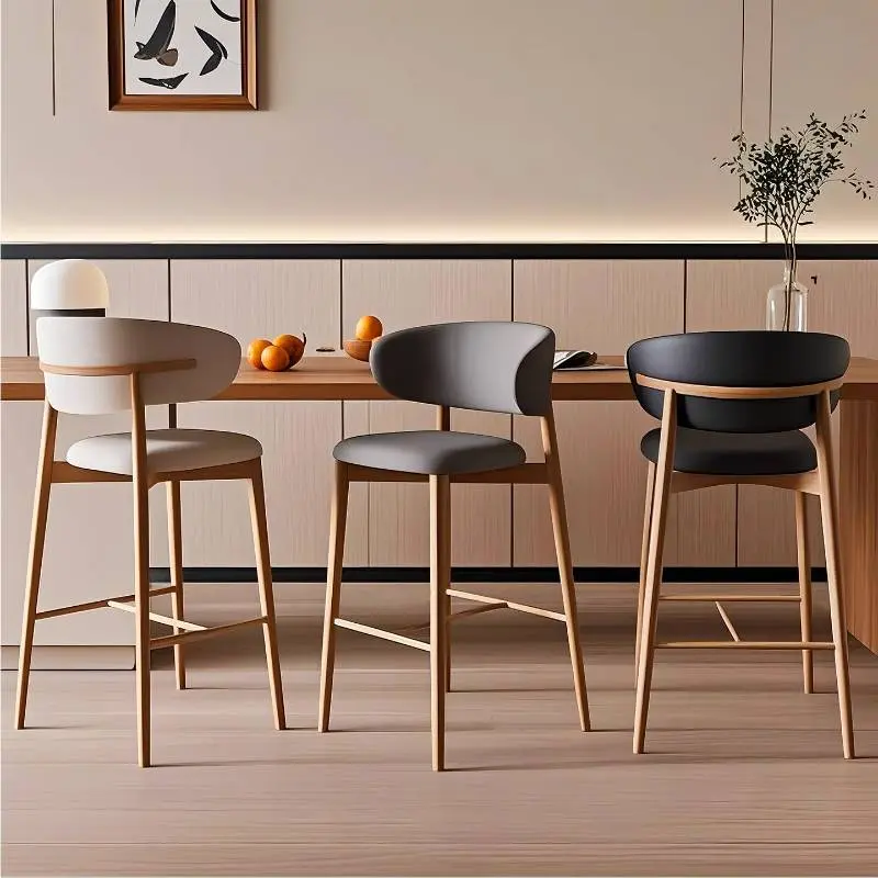 Industrial Kitchen Bar Stools Counter Minimalist Designer Outdoor Bar Stools Breakfast Island Taburetes De Bar Furniture