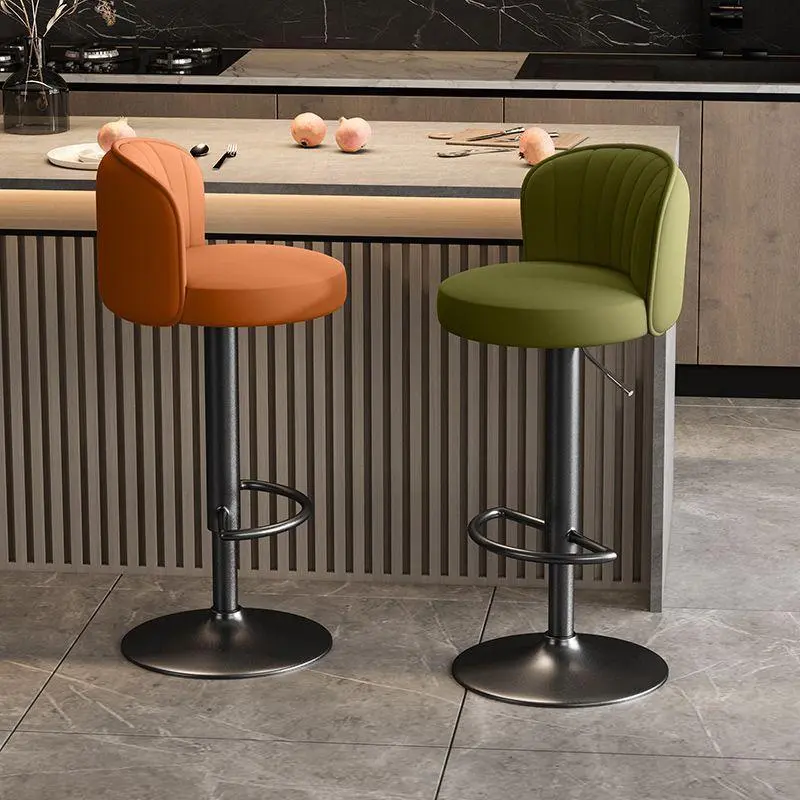 Adjustable Swivel Bar Stools Counter Minimalist Breakfast Dinning Bar Stools Island Sustainable Taburetes De Bar Furniture
