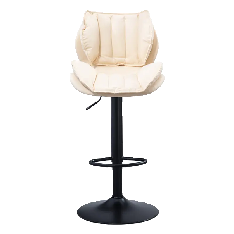 White Adjustable Bar Stools Swivel Minimalist Dining Restaurant Bar Stools Counter Breakfast Sillas De Comedor Furniture