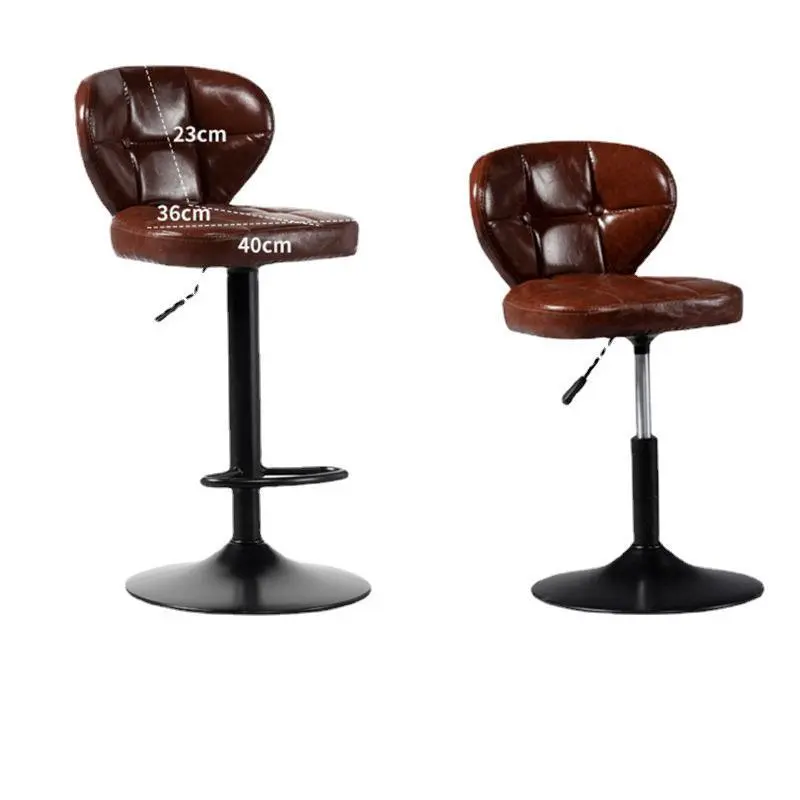 Modern Cushions Bar Stools Swivel Adjustable Industrial Island Bar Stools Kitchen Breakfast Sillas De Comedor Furniture