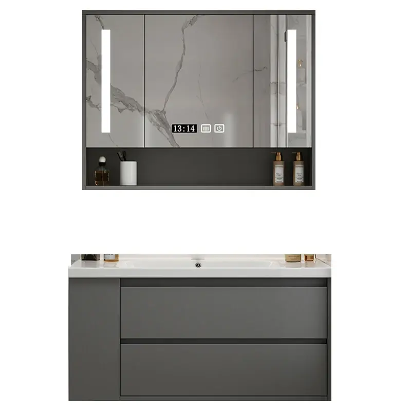 Wooden Organizer Bathroom Cabinet Drawers Modern Vanity Storage Bathroom Cabinet Space Saver Meuble Salle De Bain Furniture