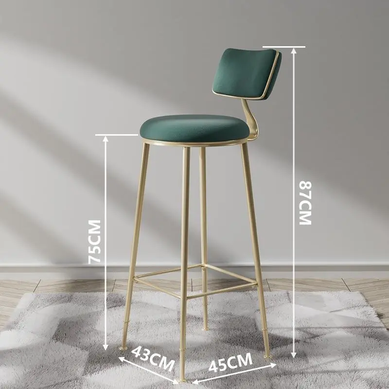 Industrial Swivel Bar Chair Kitchen Commercial Minimalist Breakfast Bar Chair Barware Elegant Taburetes De Bar Furniture