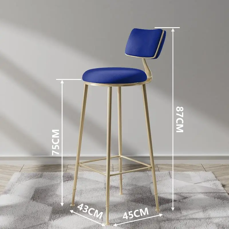 Industrial Swivel Bar Chair Kitchen Commercial Minimalist Breakfast Bar Chair Barware Elegant Taburetes De Bar Furniture