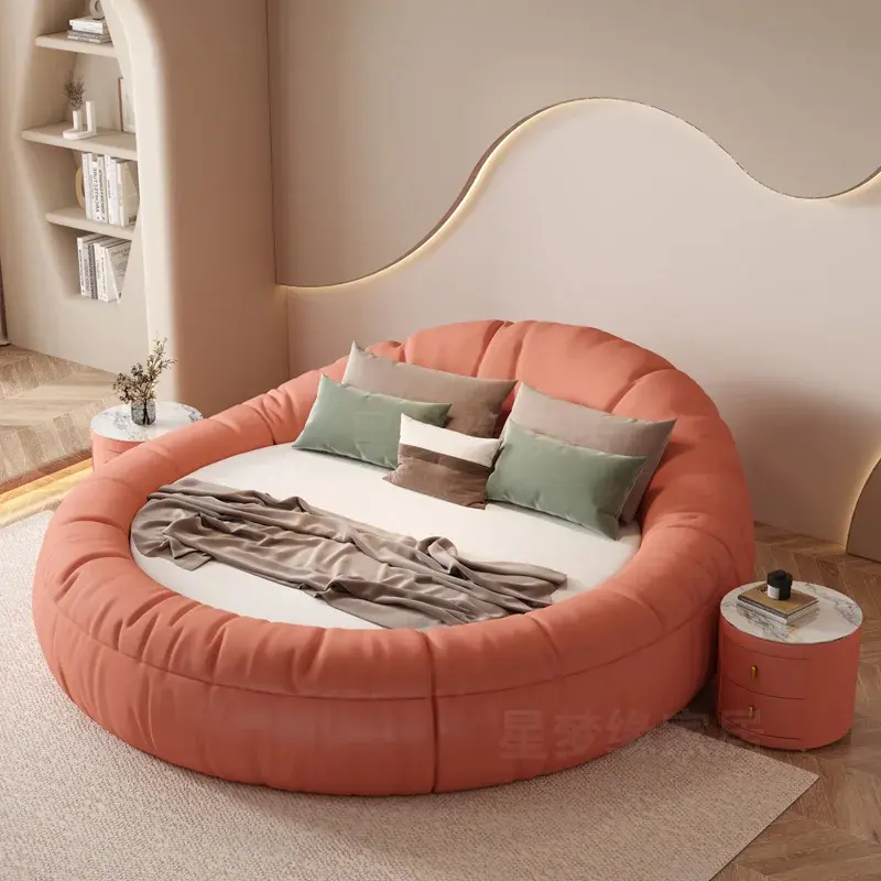 Design Princess Modern Double Bed Kids Loft Soft Modern Adults Double Bed Queen Mattress Bases Camas Twin Bedroom Furniture