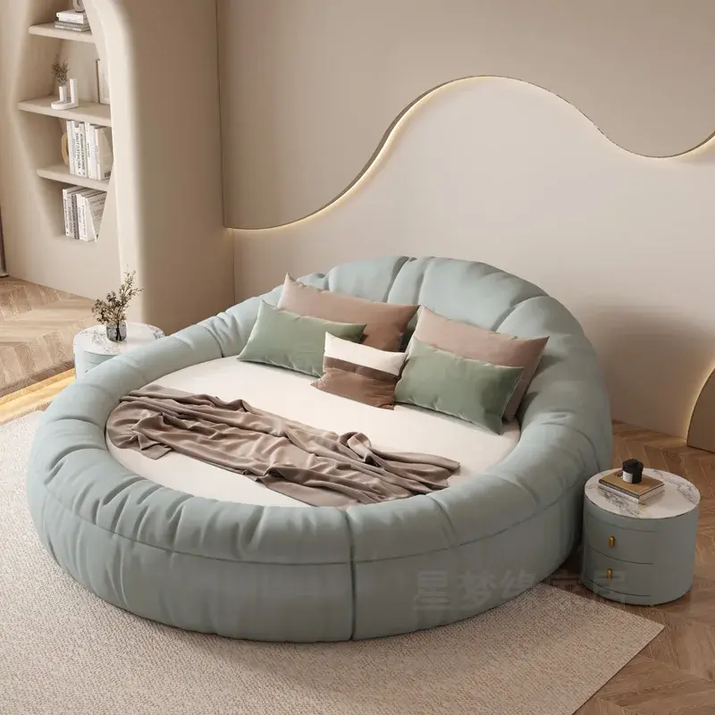 Design Princess Modern Double Bed Kids Loft Soft Modern Adults Double Bed Queen Mattress Bases Camas Twin Bedroom Furniture