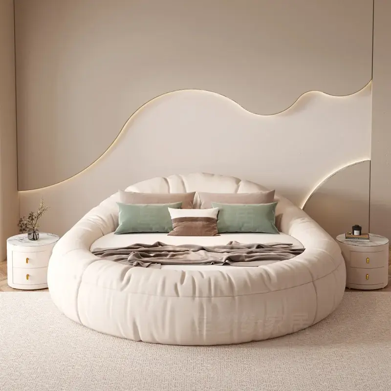 Design Princess Modern Double Bed Kids Loft Soft Modern Adults Double Bed Queen Mattress Bases Camas Twin Bedroom Furniture