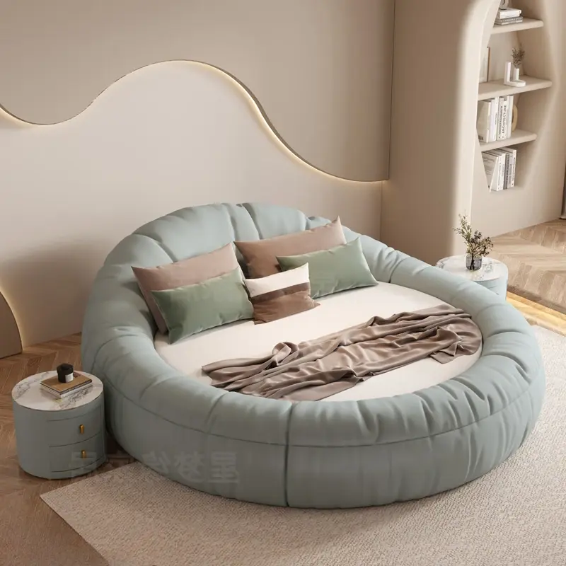 Design Princess Modern Double Bed Kids Loft Soft Modern Adults Double Bed Queen Mattress Bases Camas Twin Bedroom Furniture