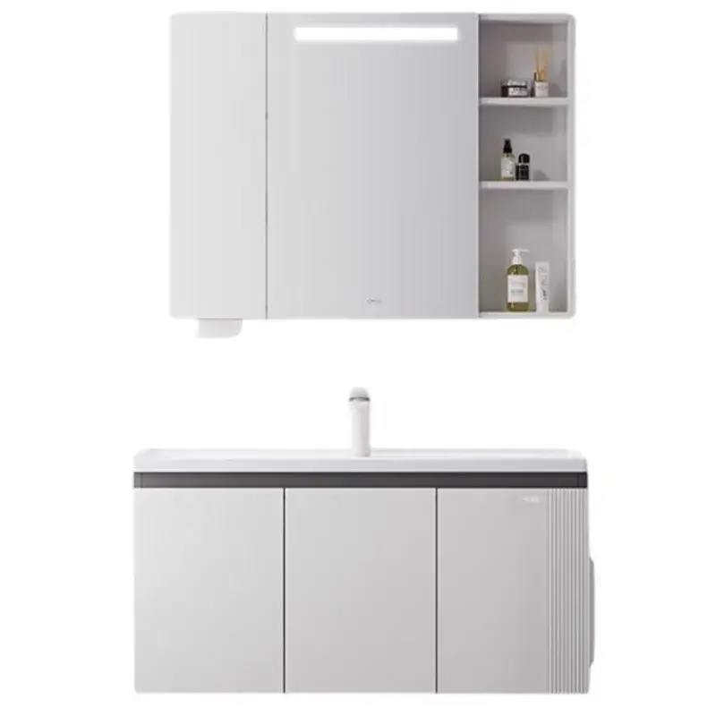 Modern Organizer Bathroom Cabinet Wooden Door Storage Shelf Bathroom Cabinet Vanity Space Saver Meuble Salle De Bain Furniture