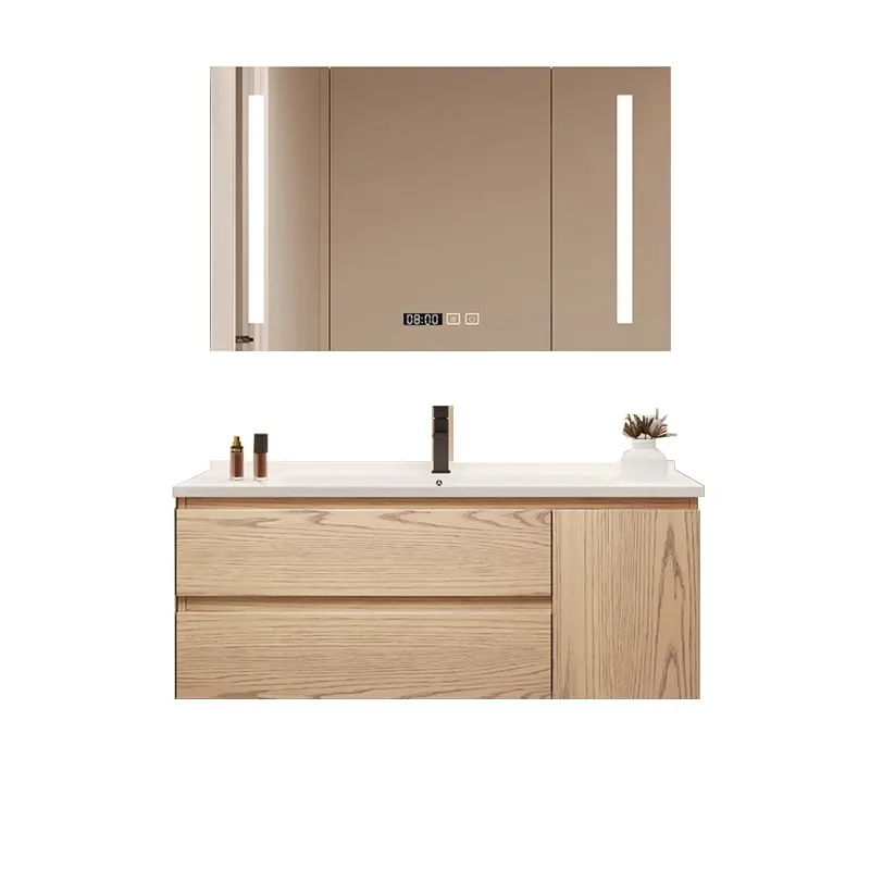 Drawers Wooden Bathroom Cabinet Organizer Modern Vanity Storage Bathroom Cabinet Space Saver Meuble Salle De Bain Home Furniture