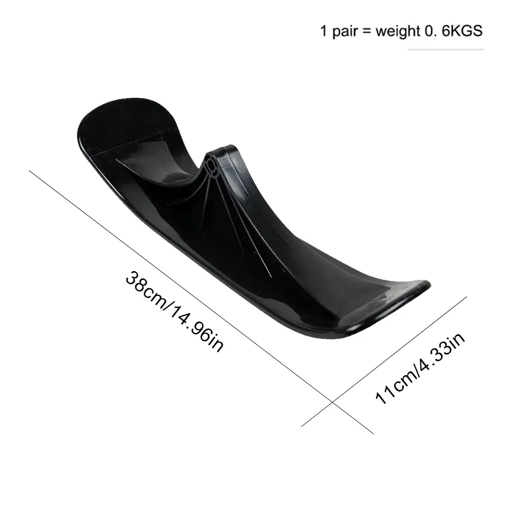2Pcs Scooter Sled Ski Board Ski Sledge Snow Scooter Ski Sled Kit for Kids Outdoor Accessories