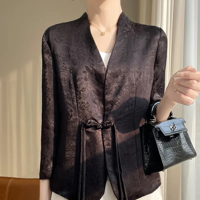 Spring Summer Fashion Blazer Women Jackets Korean Casual Temperament Cropped Sleeves Short Solid Ladies Office Blazers Outwear