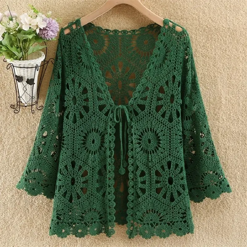 New 2025 Fashion Korean Cardigan Sweater Jacket Women  Loose shawl All-Match Sweater Female Elegant Knitwear Outerwear