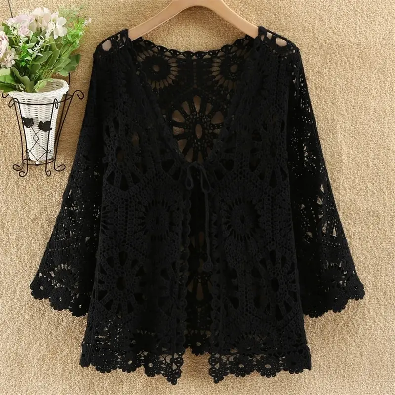 New 2025 Fashion Korean Cardigan Sweater Jacket Women  Loose shawl All-Match Sweater Female Elegant Knitwear Outerwear