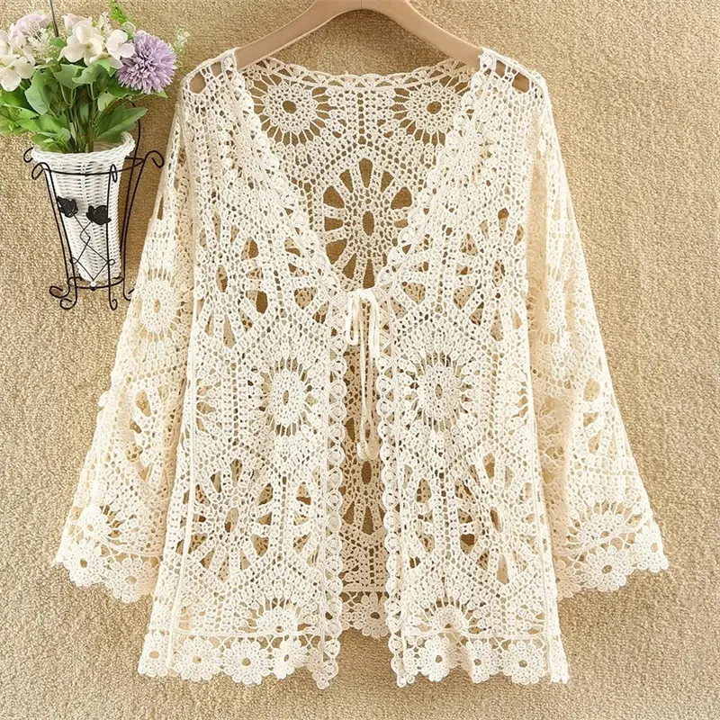 New 2025 Fashion Korean Cardigan Sweater Jacket Women  Loose shawl All-Match Sweater Female Elegant Knitwear Outerwear