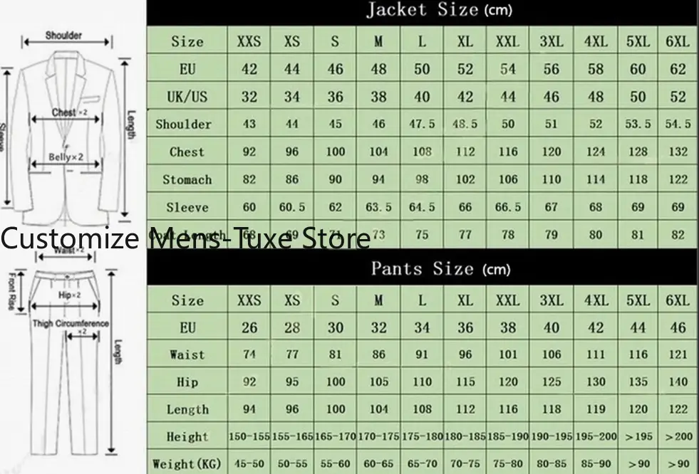 Royal Men's Velvet Suits Double Breasted Black Collar Coat for Business Wedding