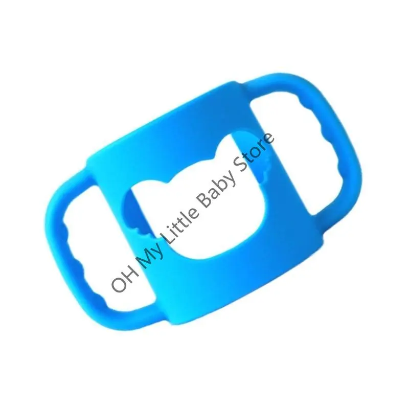 M76C Secure Grip Handle Sleeve Child Friendly Bottle Holder Case Attachment Infant Feeding Bottle Accessory Easy