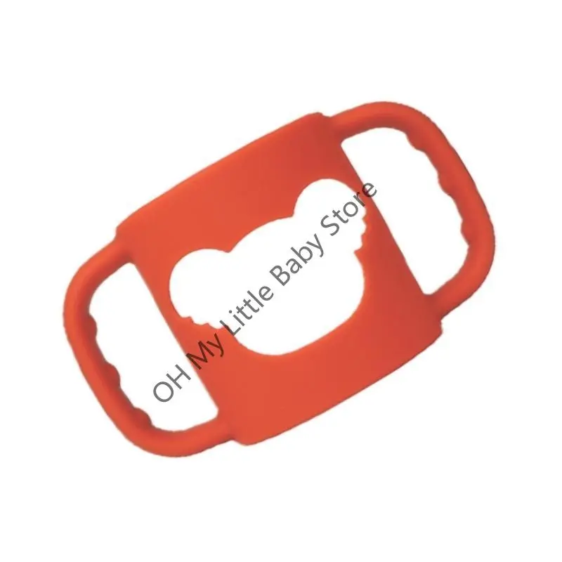 M76C Secure Grip Handle Sleeve Child Friendly Bottle Holder Case Attachment Infant Feeding Bottle Accessory Easy