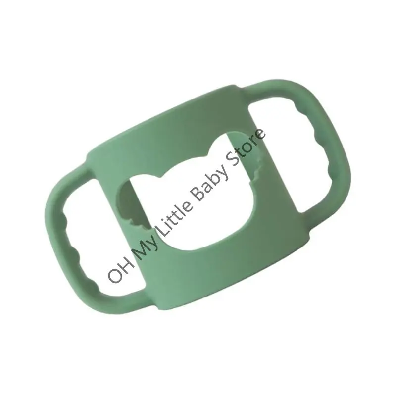 M76C Secure Grip Handle Sleeve Child Friendly Bottle Holder Case Attachment Infant Feeding Bottle Accessory Easy