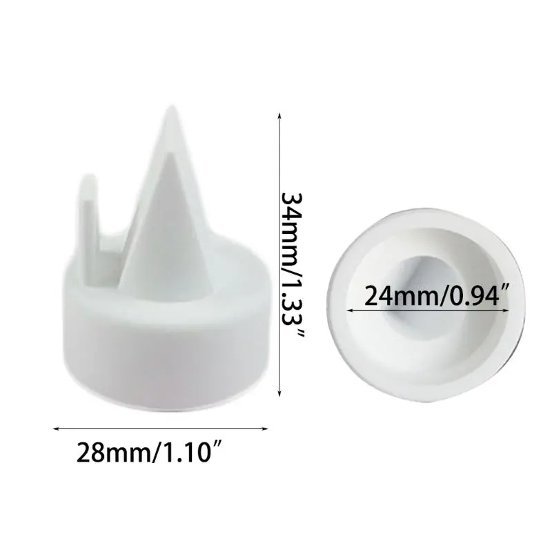 M76C Upgraded Silicone Duckbill Attachment Rubber Duckbill Valves Lightweight for Breast Replacement Easy to Clean