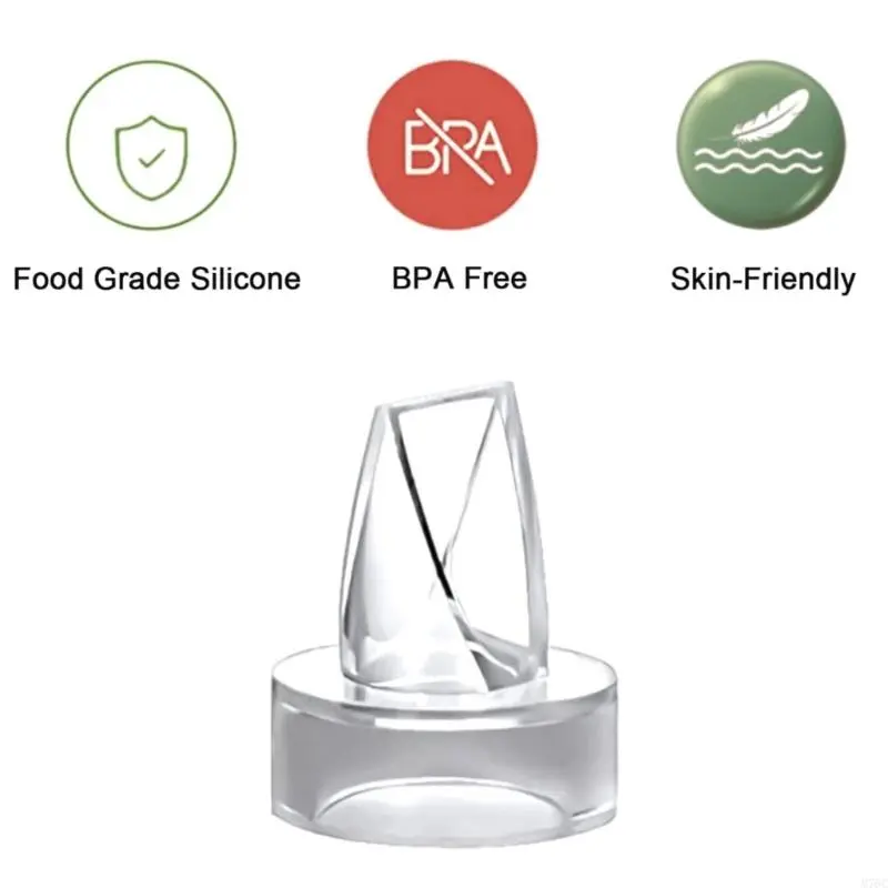 for S9/S12 Breast Pump Silicone Valves Prevent Backflow Replacement Duckbill Valves for Breast Pump Simple Installation