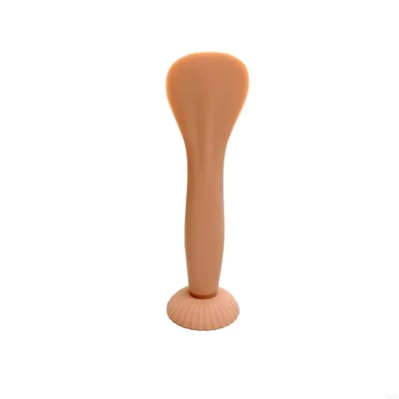 Baby Cream Brush Suction Cup Silicone Cream Spatula For Baby Butt Cream Portable Ointment Applicator Brush With Suction Cups