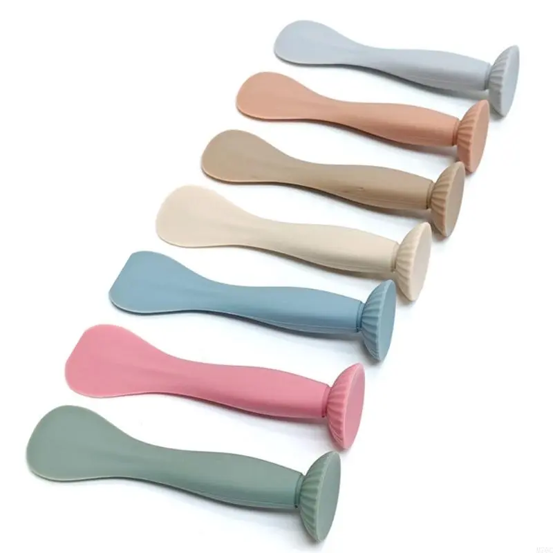Baby Cream Brush Suction Cup Silicone Cream Spatula For Baby Butt Cream Portable Ointment Applicator Brush With Suction Cups