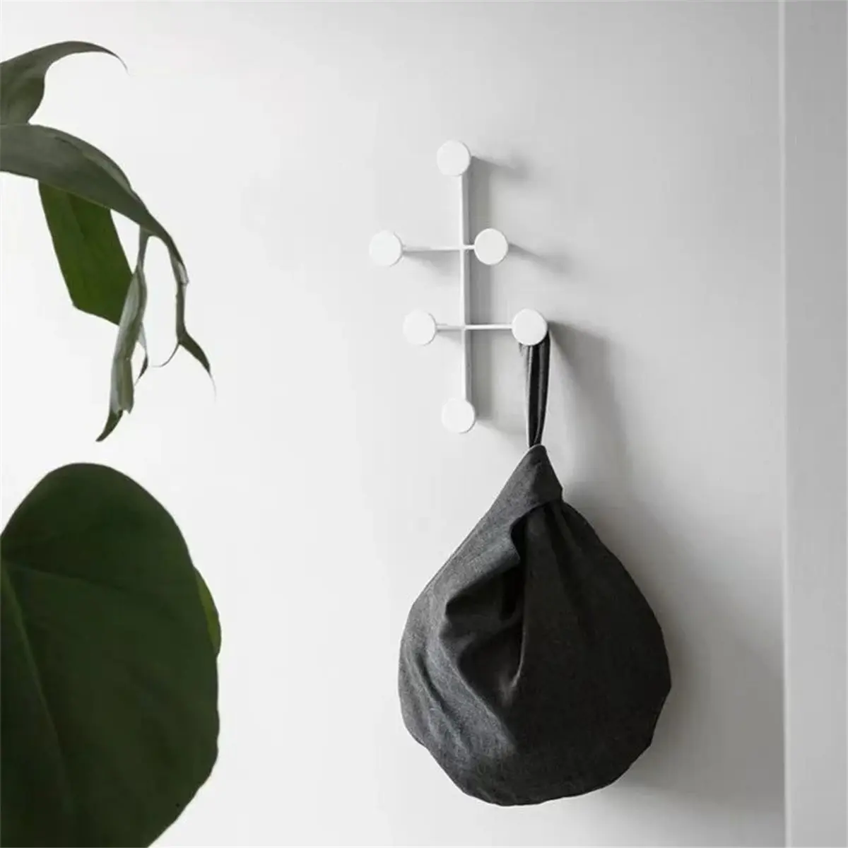 New Nordic Wall Hanger Clothes Storage Organizer Coat Metal Multifunctional Hanger Entrance Wall Decoration A