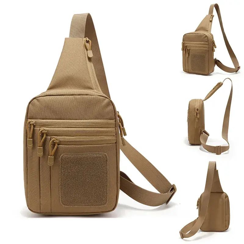 Tactical Shoulder Chest Bag Hiking Concealed Carry Sling Crossbody Chest Sling Bag Convertible Backpack for Hunting Camping