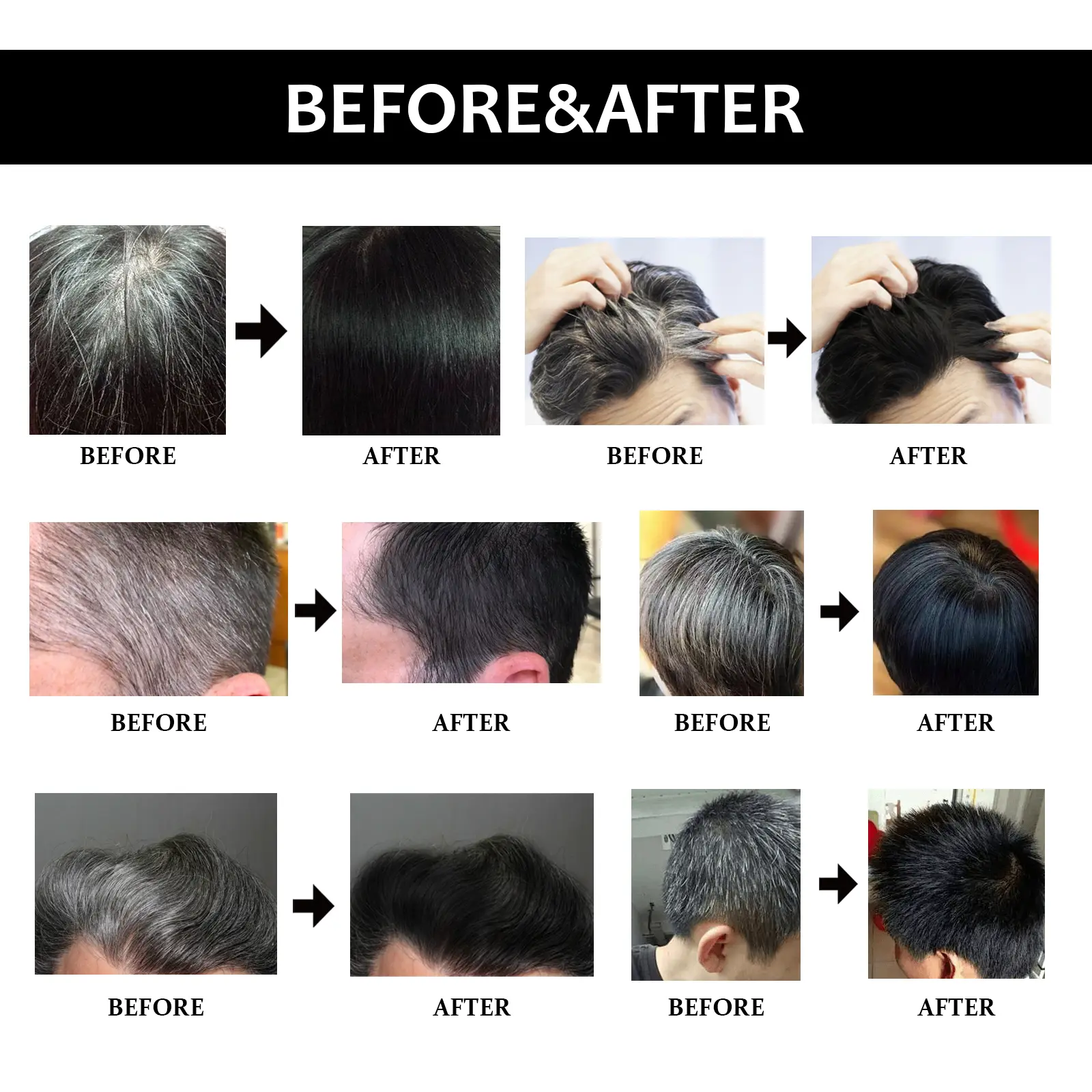 Hair Darkening Soap Effective Repair Gray White Color Hair Permanent Black Dye Moisturize Nourishing Smooth Clean Solid Shampoo