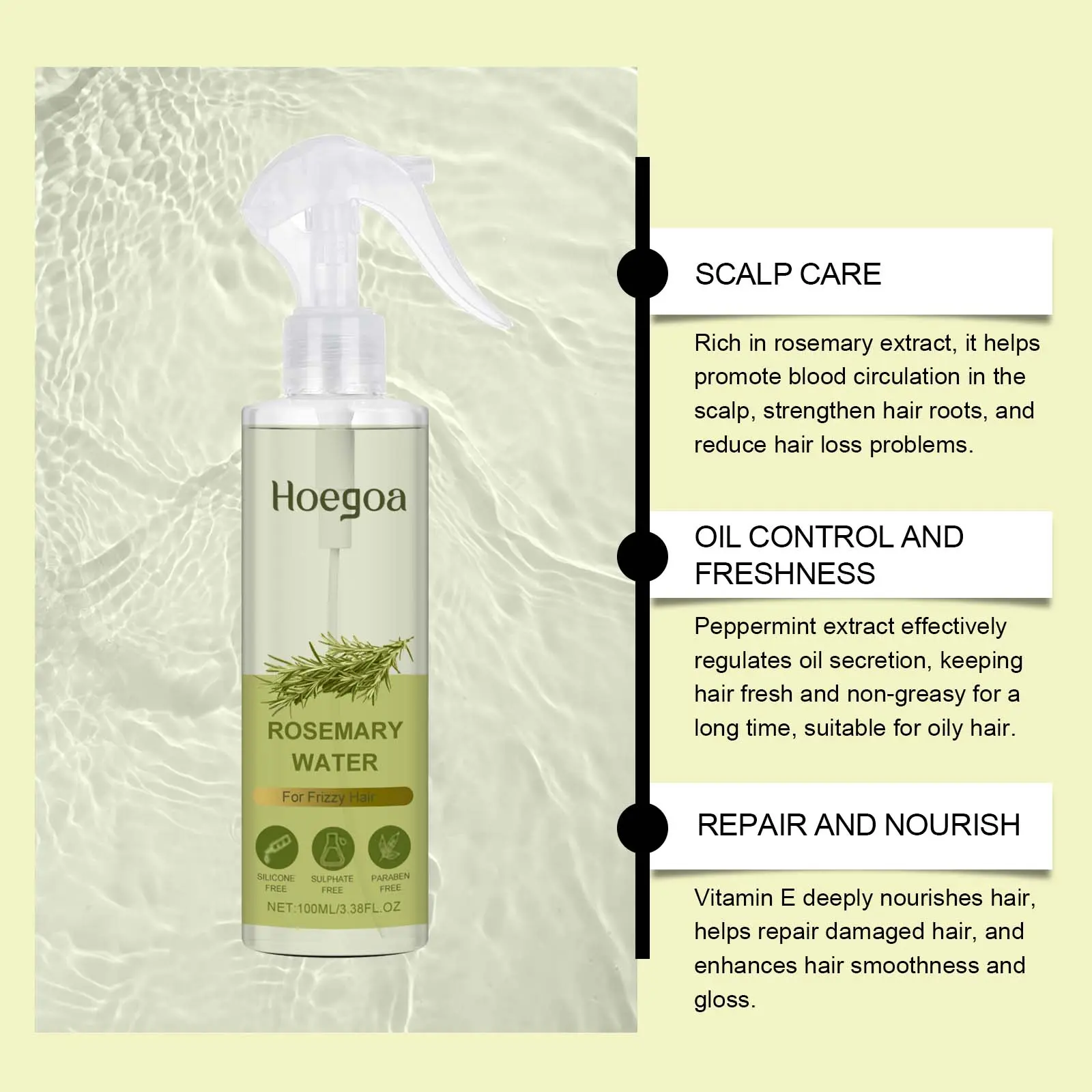 Rosemaries Hair Growth Oil Strengthens Hair Organics Rosemaries Hair Strengthening Oil Rosemaries Essences Oil Spray 100ml