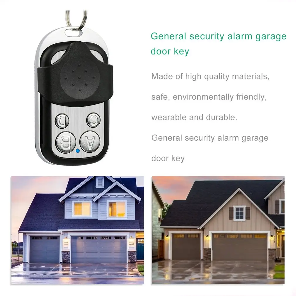 433MHZ Copy Remote Control Auto 4 Channe Code Garage Gate Door Opener Remote Control Duplicator Cloning Code Car Key