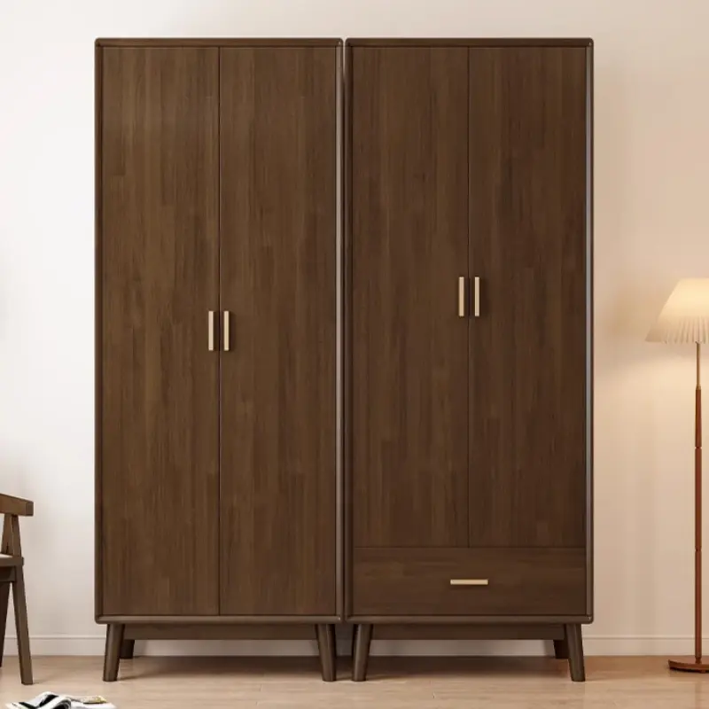 Nordic Storage Organizer Wardrobes Wood Doorable Minimalist Bedroom Closet Wardrobes Clothes Shelf Guarda Roupa Furniture