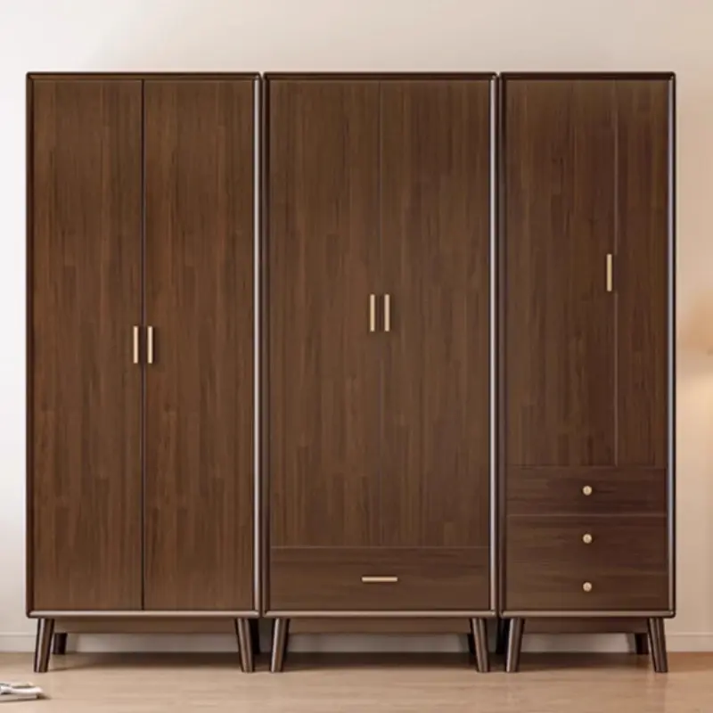 Nordic Storage Organizer Wardrobes Wood Doorable Minimalist Bedroom Closet Wardrobes Clothes Shelf Guarda Roupa Furniture