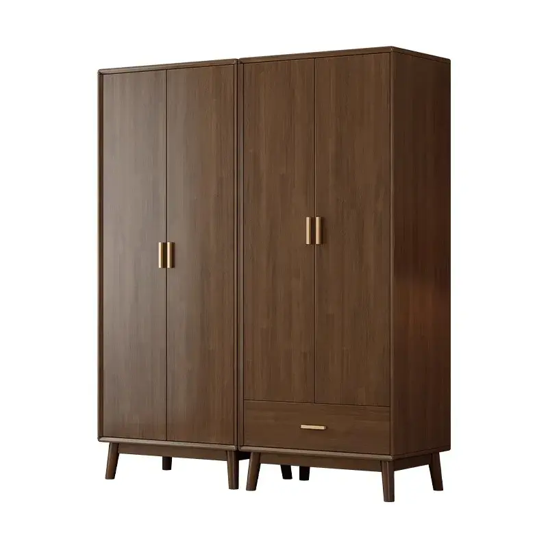 Nordic Storage Organizer Wardrobes Wood Doorable Minimalist Bedroom Closet Wardrobes Clothes Shelf Guarda Roupa Furniture