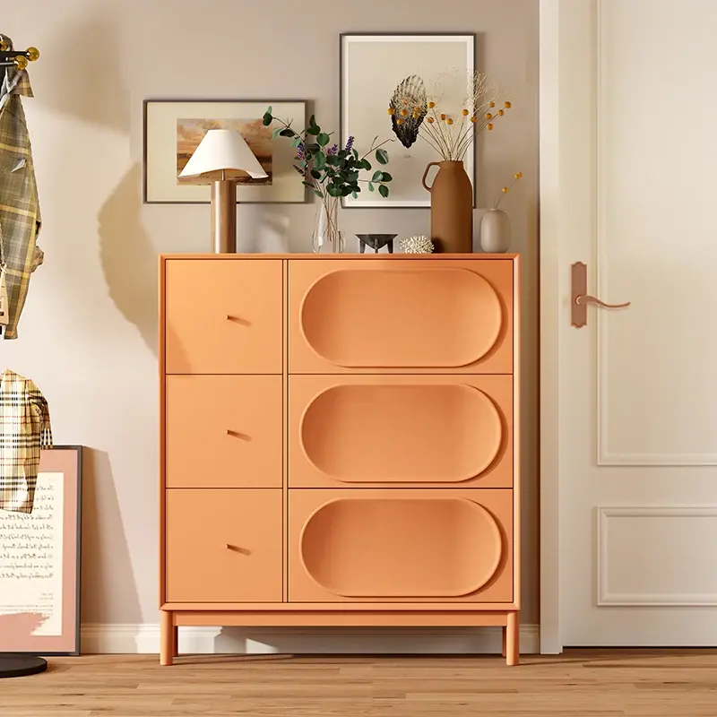 Beutiful Tall White Shoe Cabinet Wood Design Display Narrow Hotel Shoe Rack Wooden Luxury Modern Schoenen Kast Home Furniture