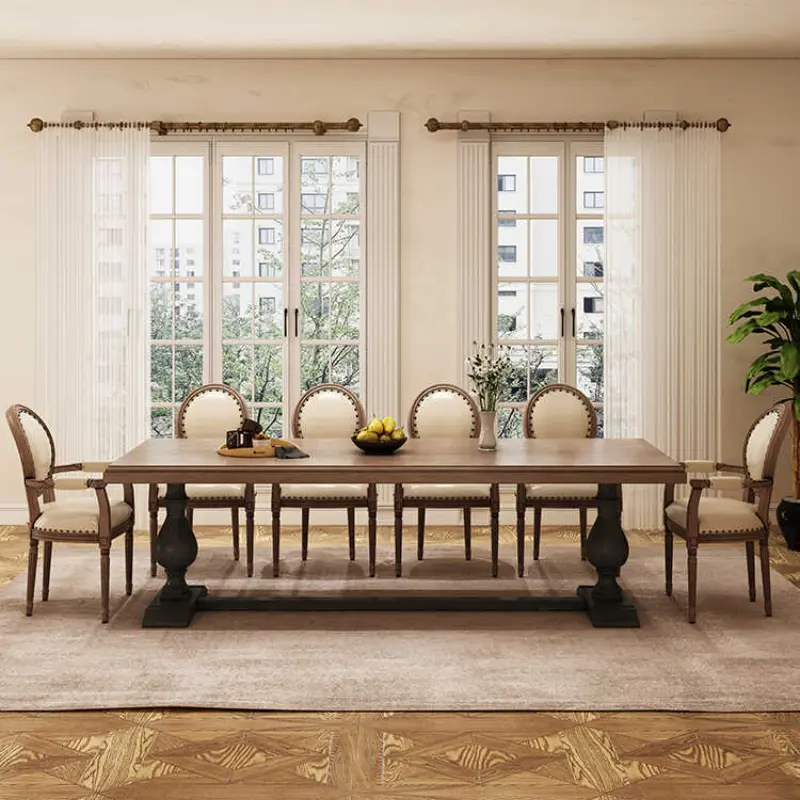 Restaurant Nordic Dining Tables Square Party House Luxury Salon Dining Tables Living Room Kitchen Stoly Do Jadalni Furniture