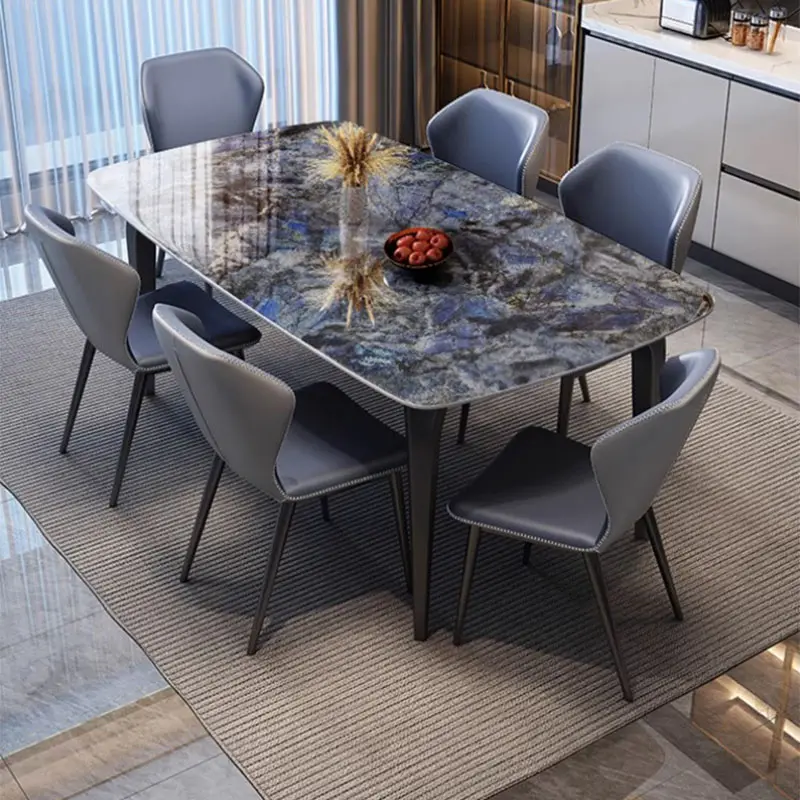 Restaurant Nordic Dining Tables Square Design Living Room Dining Tables Salon Luxury Modern Stoly Do Jadalni Furniture Home