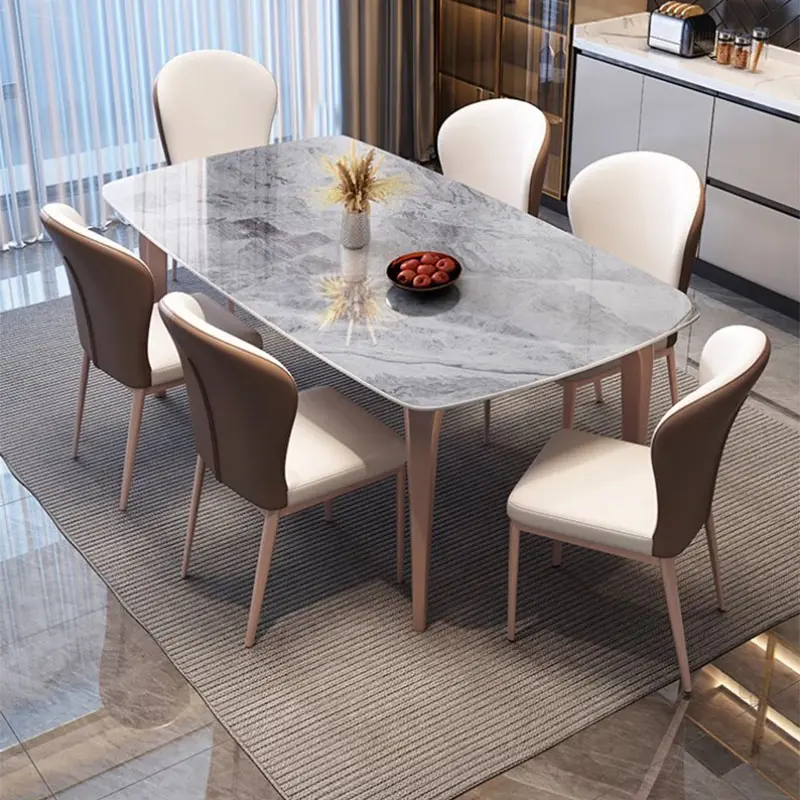 Restaurant Nordic Dining Tables Square Design Living Room Dining Tables Salon Luxury Modern Stoly Do Jadalni Furniture Home