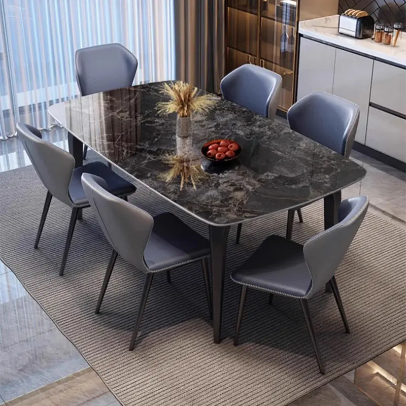 Restaurant Nordic Dining Tables Square Design Living Room Dining Tables Salon Luxury Modern Stoly Do Jadalni Furniture Home