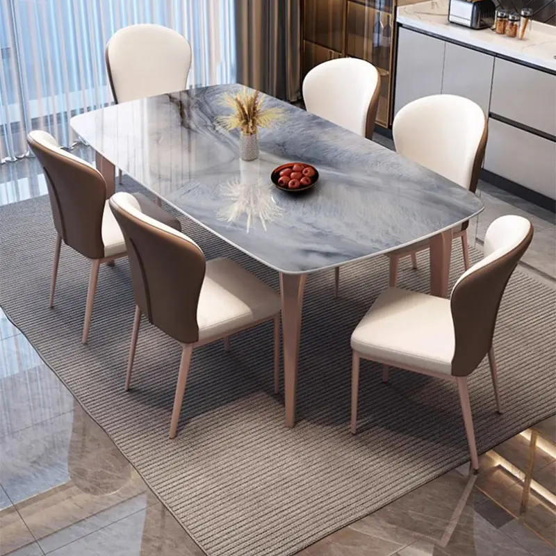 Restaurant Nordic Dining Tables Square Design Living Room Dining Tables Salon Luxury Modern Stoly Do Jadalni Furniture Home