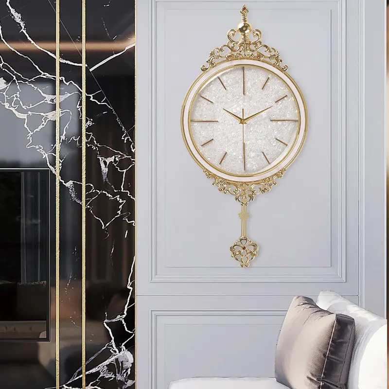 Aesthetics Light Luxury Wall Clocks Nordic Elegant Modern Design Wall Clock Home Bedroom Reloj Pared House Decor Accessories