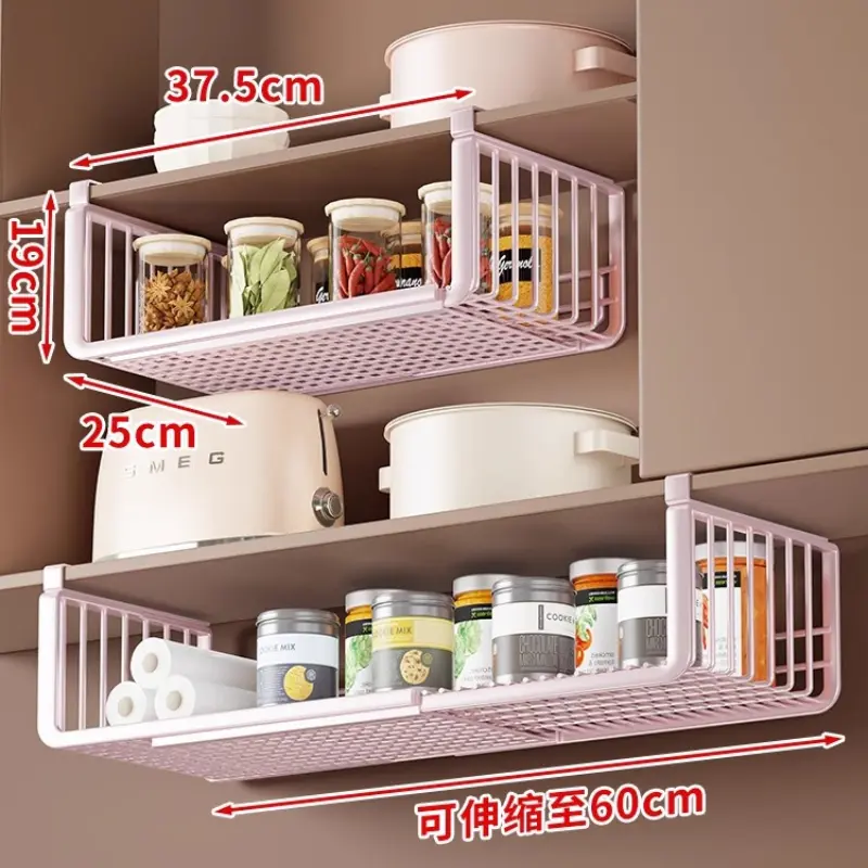 Multi-Functional Kitchen Rack No Drill Installation Space Saving Drying Rack Hanging Expandable For Utensils And Cookware