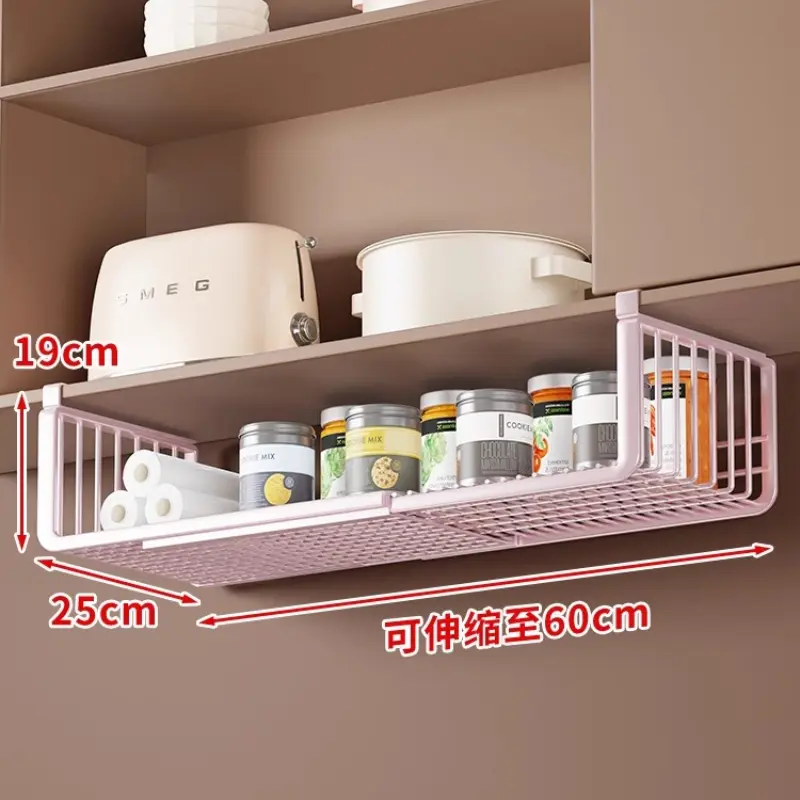 Multi-Functional Kitchen Rack No Drill Installation Space Saving Drying Rack Hanging Expandable For Utensils And Cookware