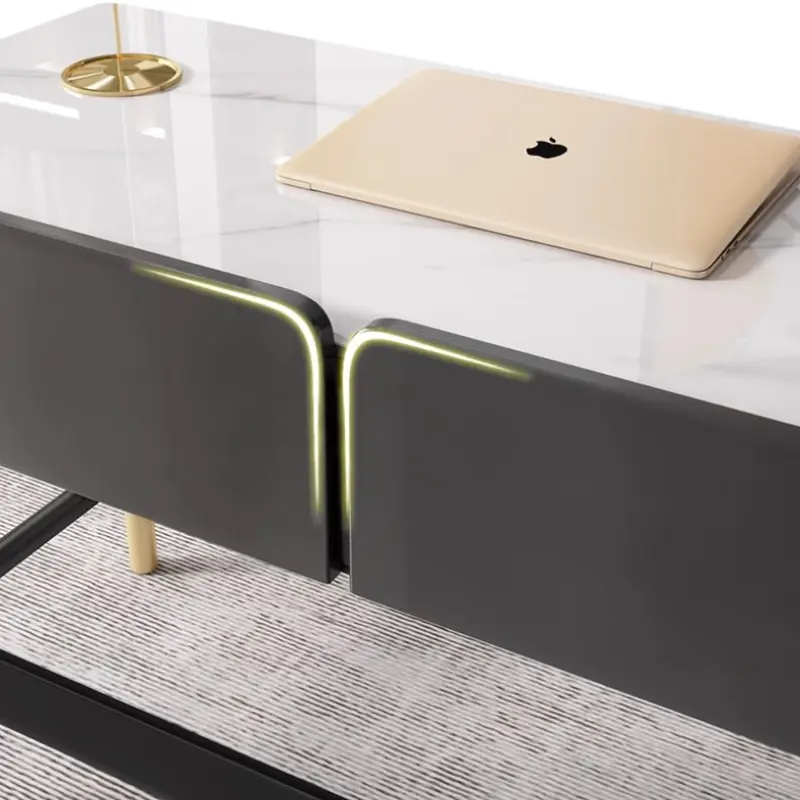 Designer Home Luxury Office Desks Modern Storage Drawers Executive Studying Computer Desks Study Laptop Escritorio Furniture