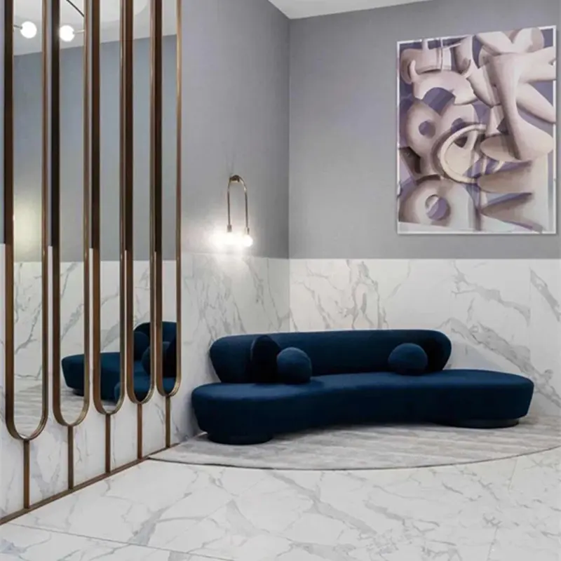 Nordic Modern Living Room Sofas Unique Soft Designer Velvet Sofa Floor Lounge Divani Da Soggiorno Home Furniture