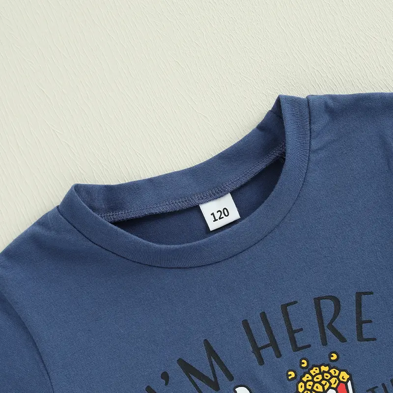 MA&BABY 1-6YBaby Boy Clothes Sets Letter Food Print Short Sleeve T-shirts Shorts Casual Children  Kid Toddler  Summer Outfit
