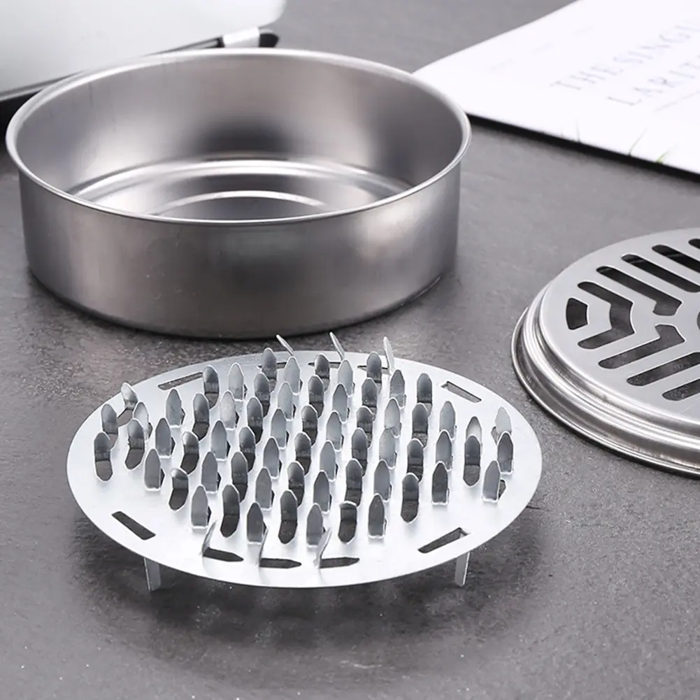 Metal Mosquito Coil Holder with Lid and Handle Incense Burner Holder Mosquito Repellent Coil Holder for Home and Outdoor Camping